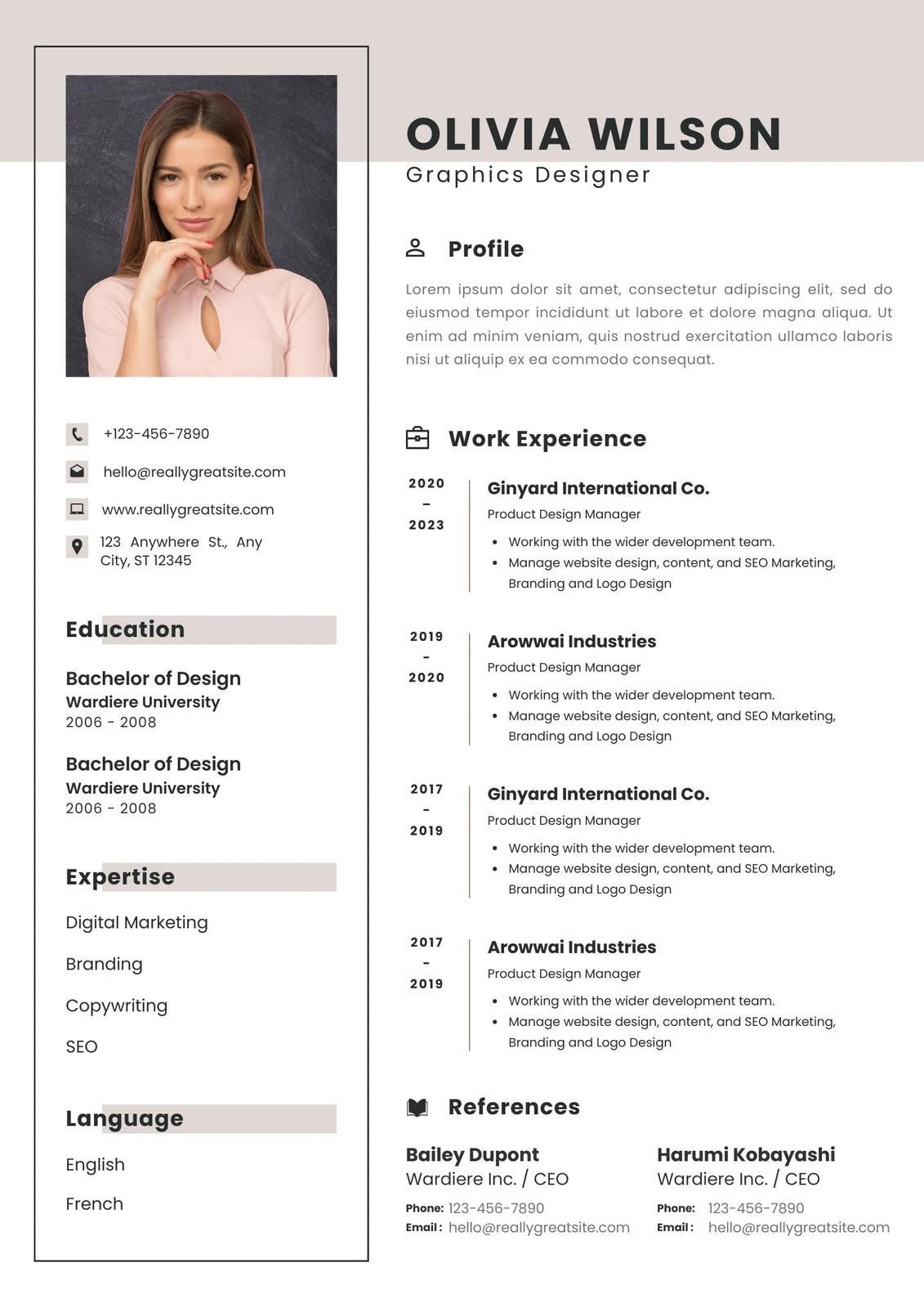 Resume Demo